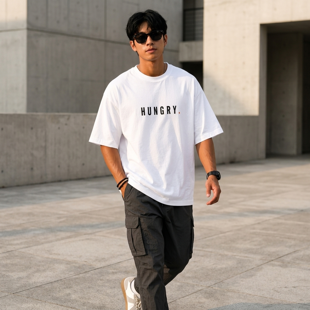 Hungry. Oversized T-Shirt | Minimal Motivation | Premium Cotton Tee