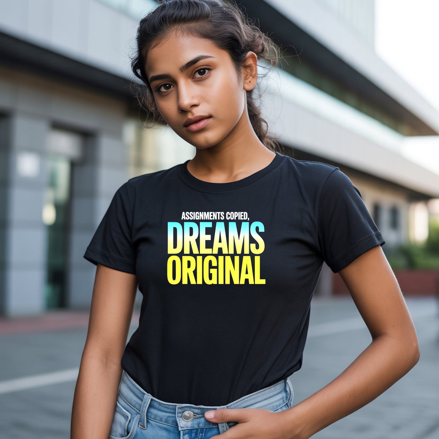 Assignment Last Night Warrior T-Shirt | Funny Student Backbencher Tee