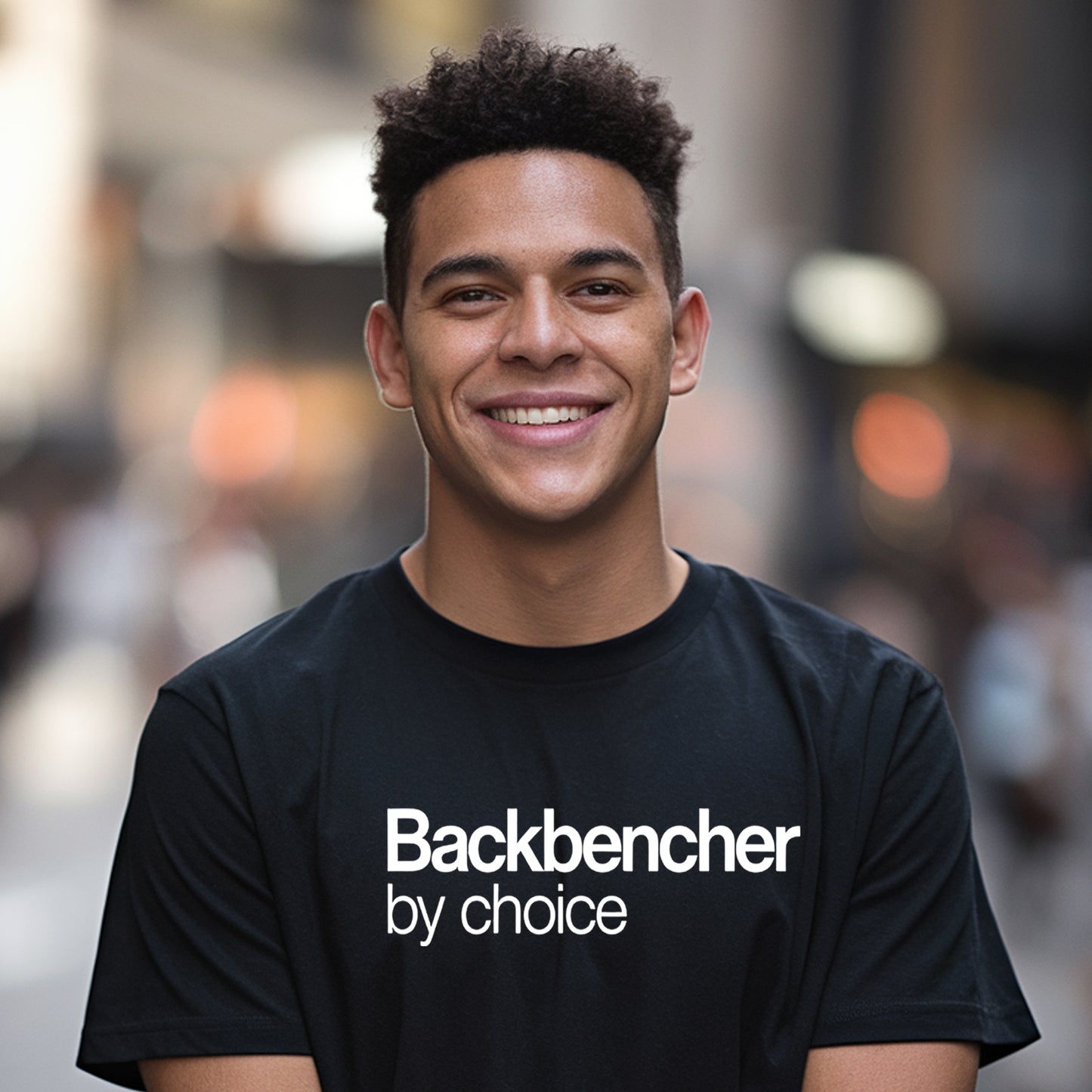 Backbencher by Choice Engineer by Pressure T-Shirt – Funny Student Life Tee
