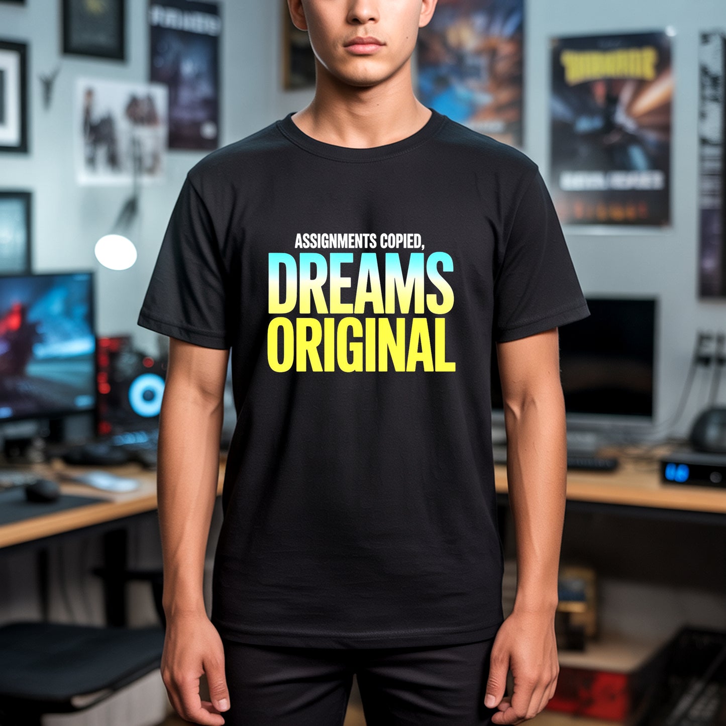 Assignment Last Night Warrior T-Shirt | Funny Student Backbencher Tee