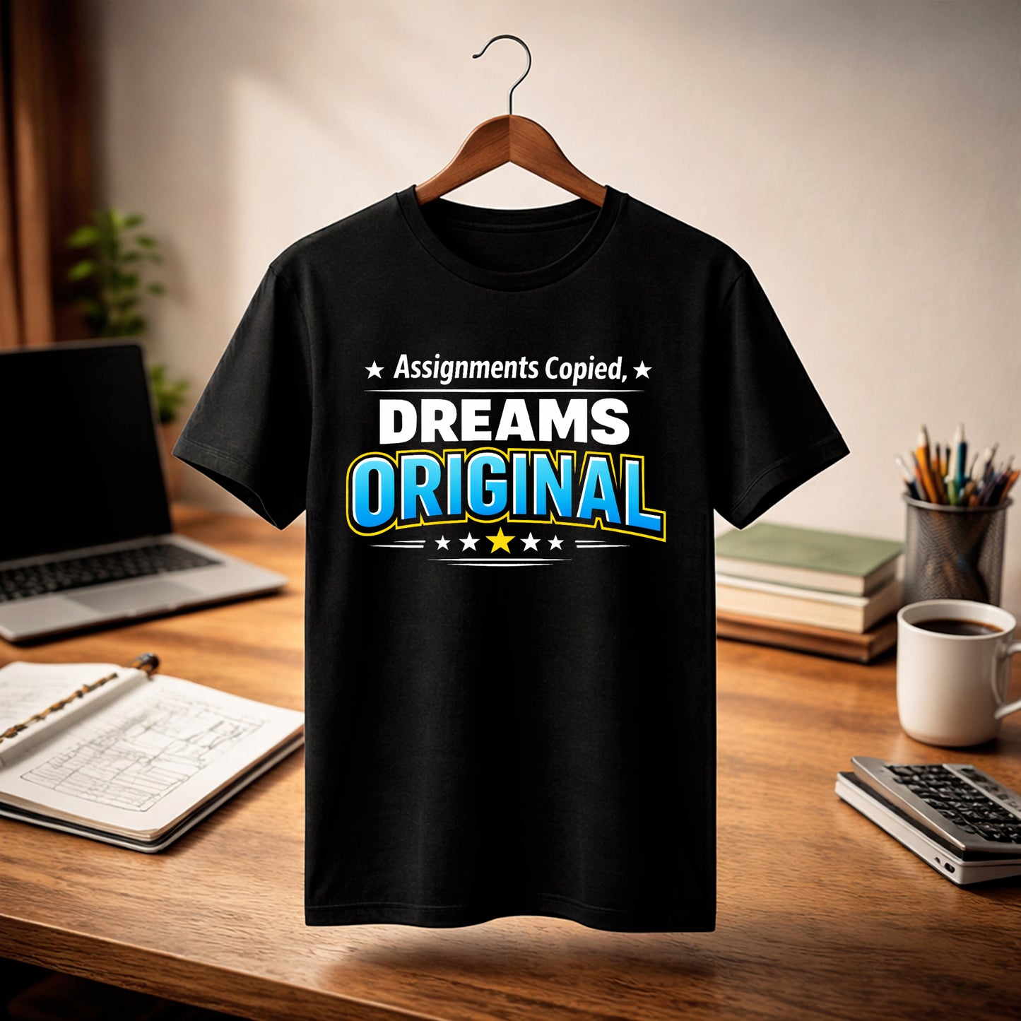 Assignment Last Night Warrior T-Shirt | Funny Student Backbencher Tee