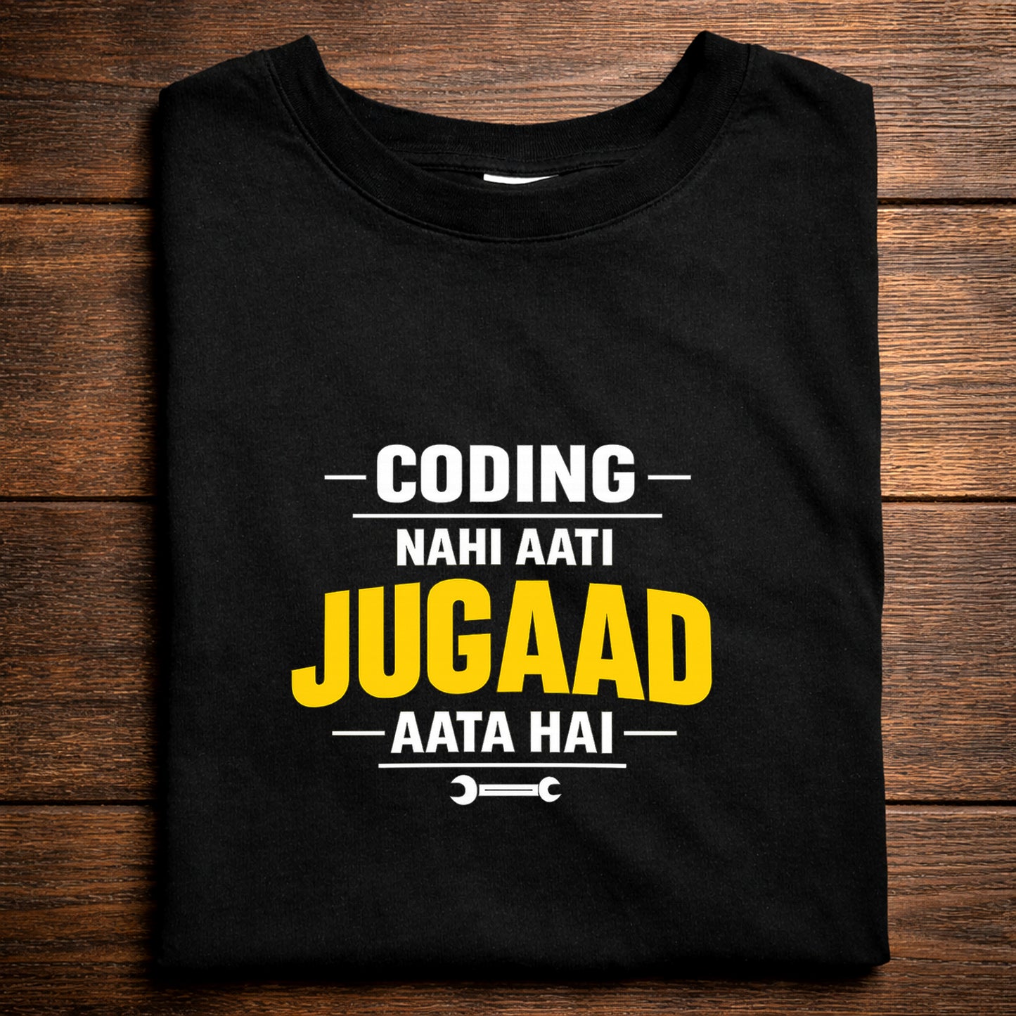 Jugaad Mode On – Backbencher T-Shirt