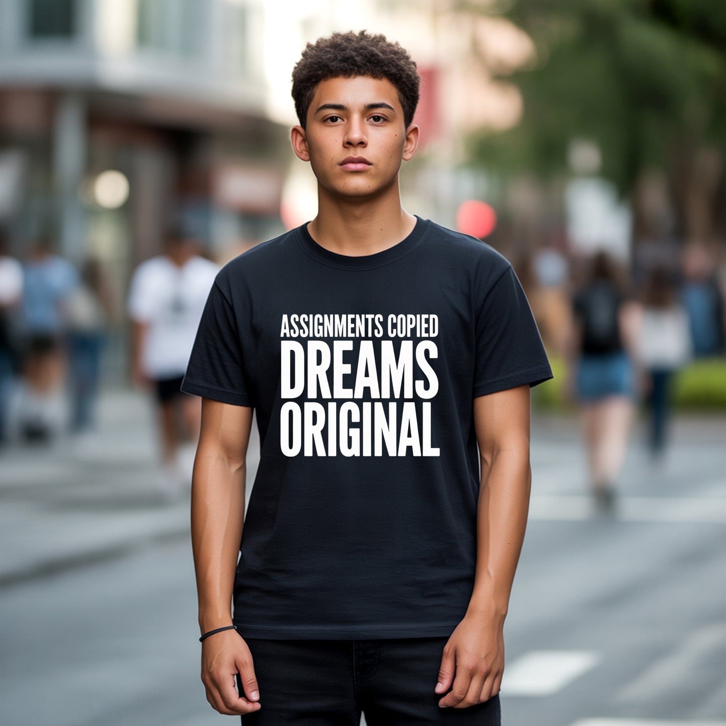 I Do My Assignment At Night T-Shirt | Funny College Student Tee