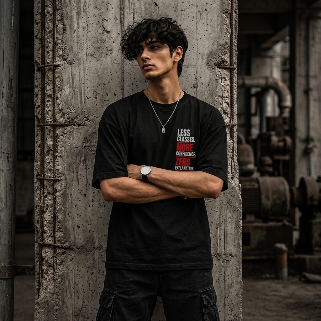 Less Classes More Confidence Oversized T-Shirt